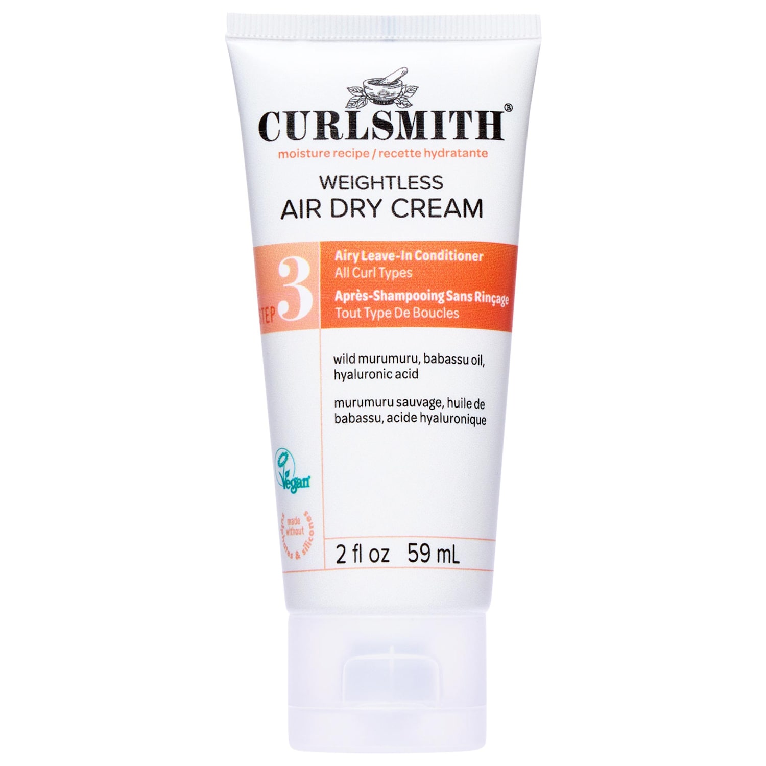 Мини-несмываемый крем для сушки волос без фена Curlsmith Weightless Air-Dry — фото 1