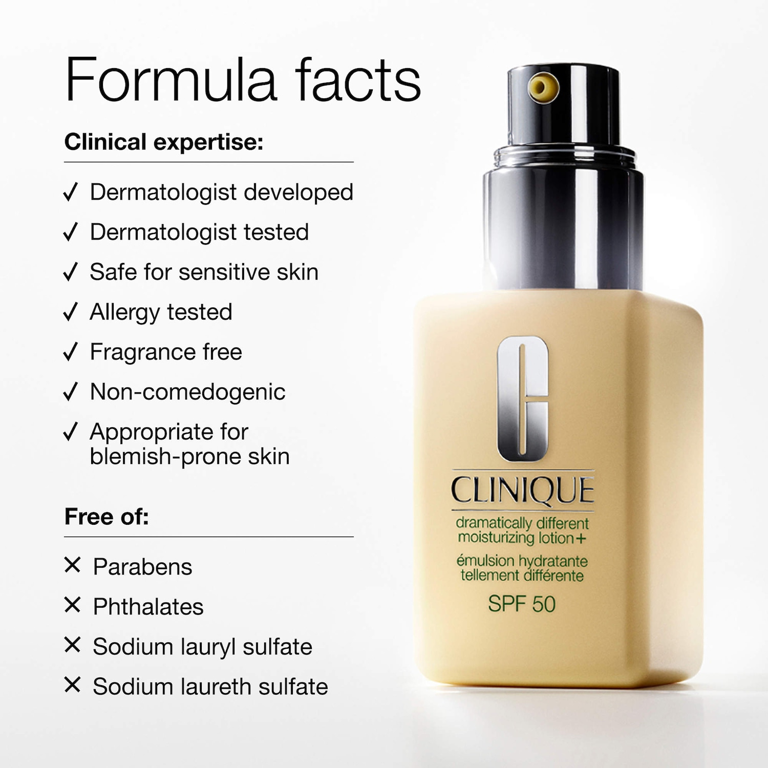 Dramatically Different Moisturizing Lotion+ SPF50 for Face