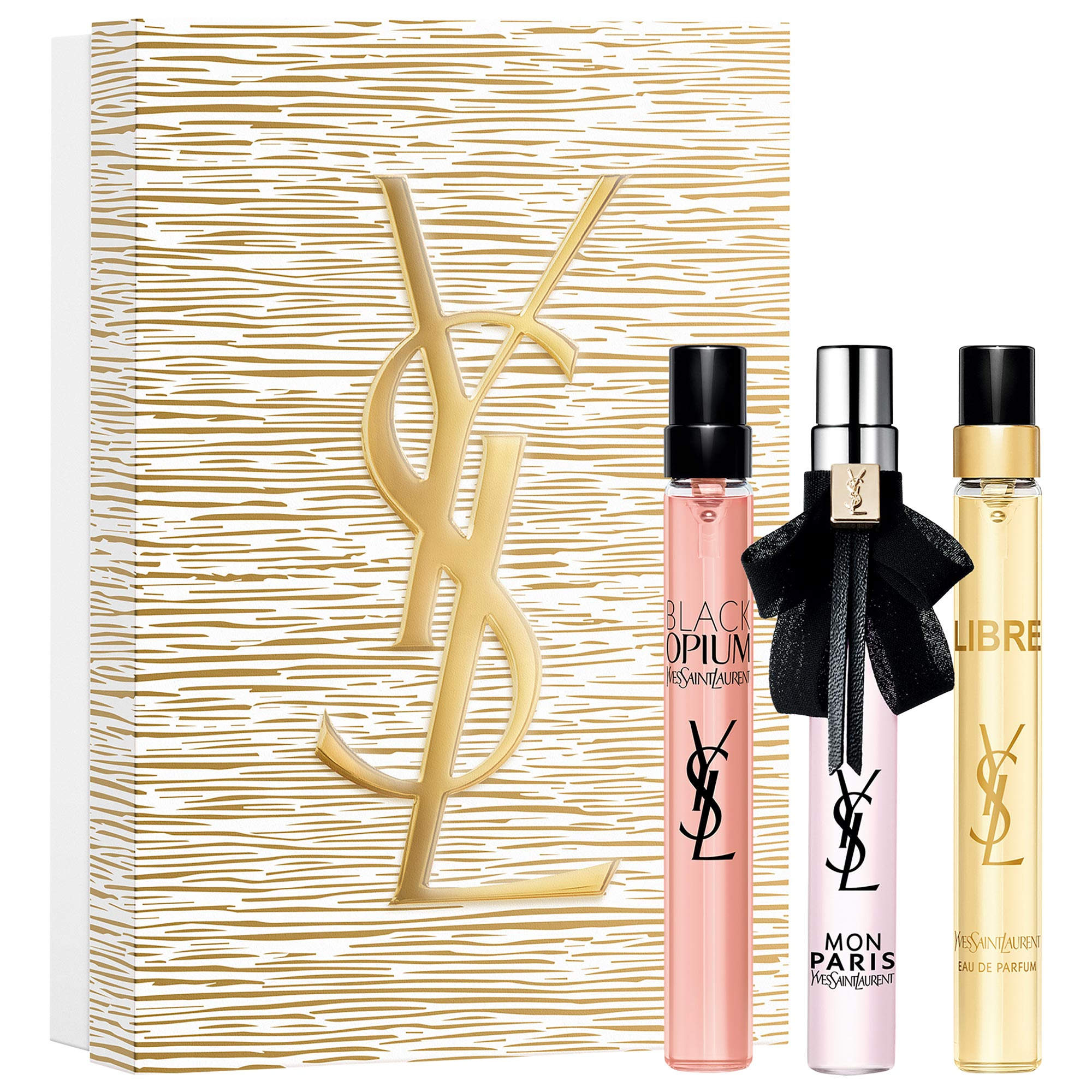 YSL ブラックオピウム 香水セット 30ml + 10ml BOX付き Yves Saint Laurent Black Opium - Set (edp/30ml + edp/10ml) | MAKEUP