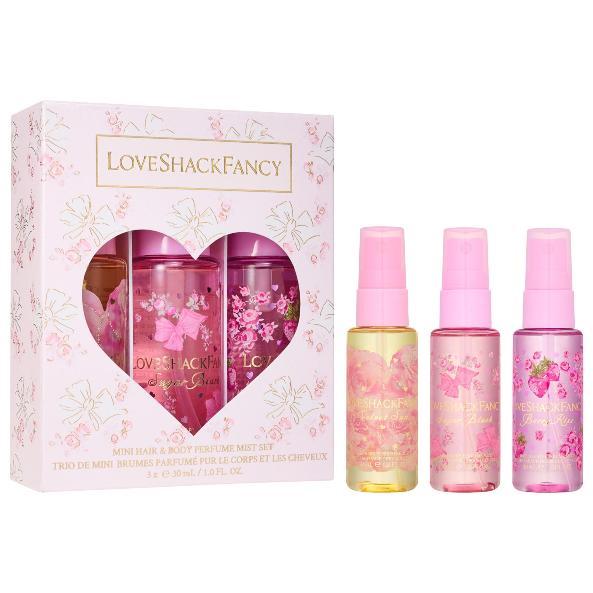 Mini Hair and Body Mist Perfume Discovery Set - LoveShackFancy