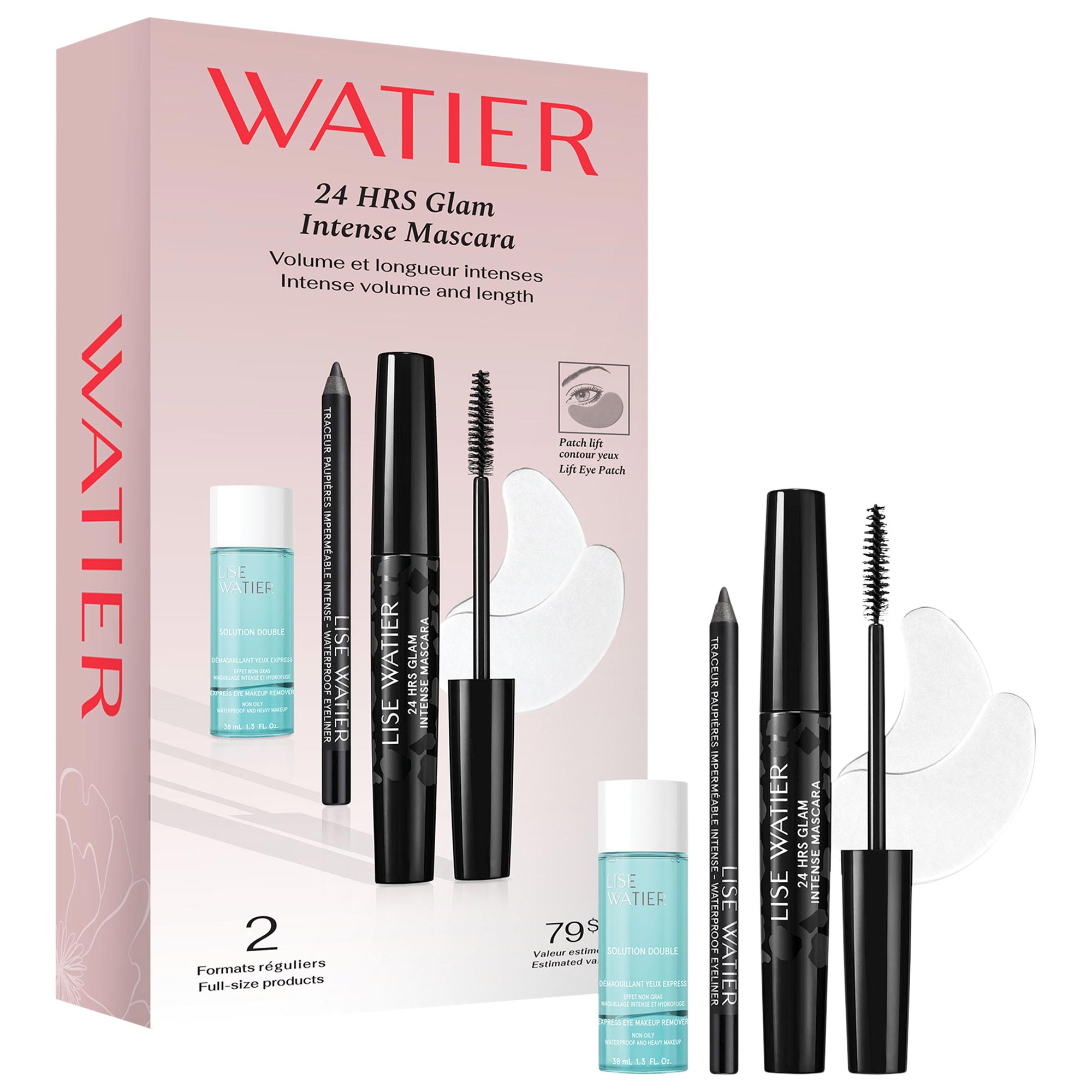 Lise Watier Mascara Set 24Hrs Glam Intense 1 set