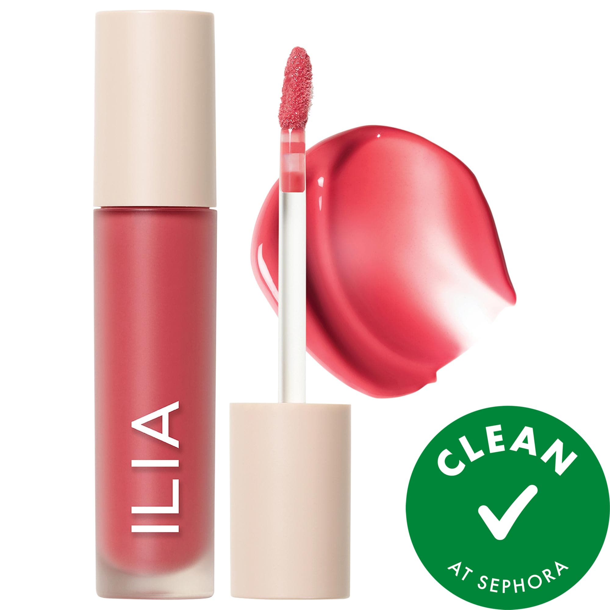ILIA Overglaze Hydrating Lip Gloss for 24-Hour Moisture Slip 0.16 fl oz/5 ml