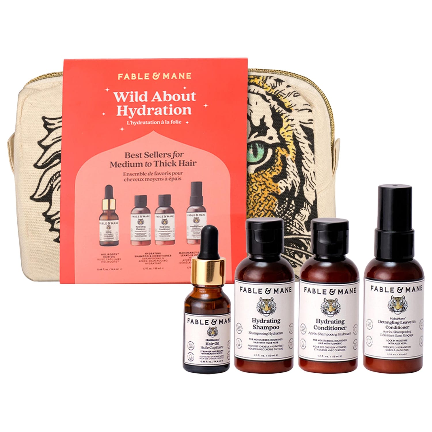 Мини-набор для плотных поврежденных волос Fable & Mane Wild about Hydration — фото 1