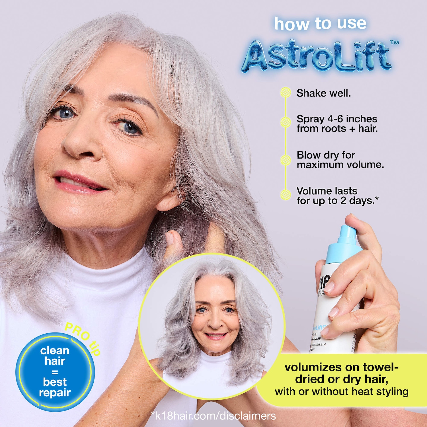 Mini AstroLift Reparative Volume Spray 6
