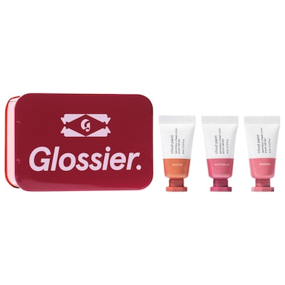 Glossier - Mini Cloud Paint Blush Trio 0.13 oz x 3/4 mL x 3 Glossier Mini Cloud Paint Blush Trio