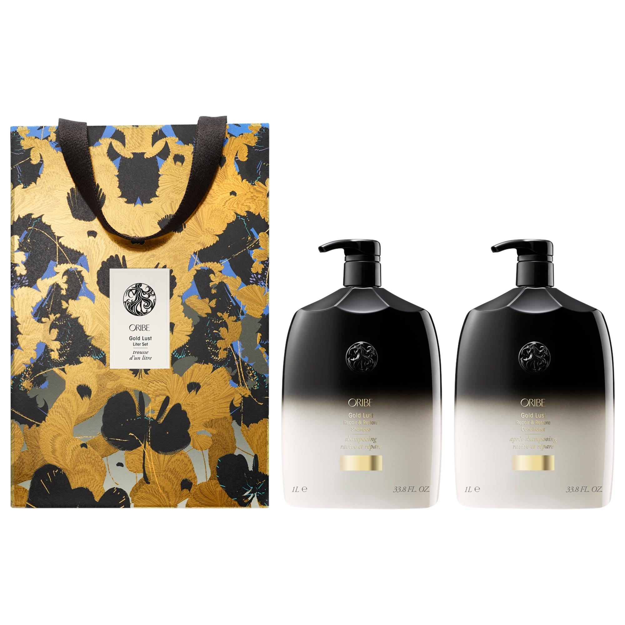 Gold Lust Shampoo and Conditioner Liter Duo Gift Set - Oribe | Sephora