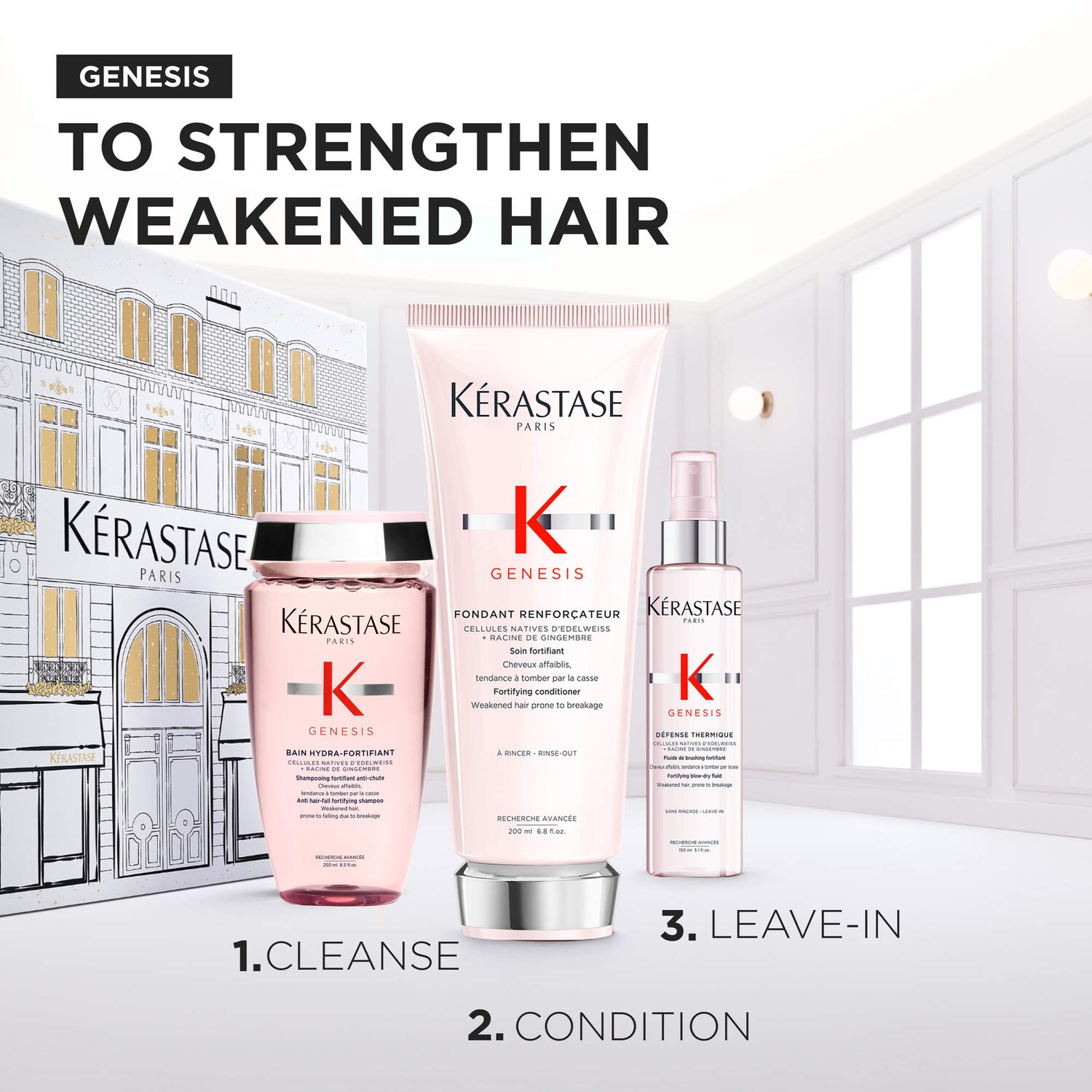 Kérastase Genesis シリーズ　色々セット♡おまけつき。 Travel Pack Genesis Discovery Set- Kérastase Genesis - Keshop.com