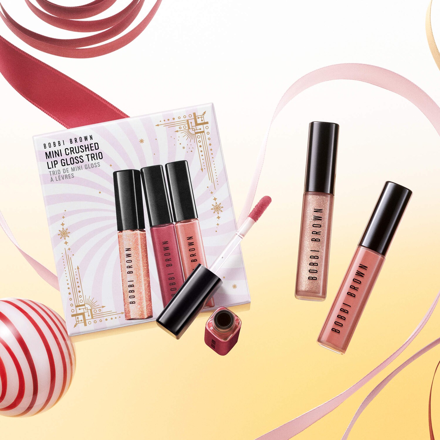 Mini Crushed Oil-Infused Lip Gloss Gift Set Trio - Bobbi Brown