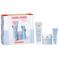First Aid Beauty - CLEANSE, HYDRATE + SOOTHE Holiday Skincare Gift Set 