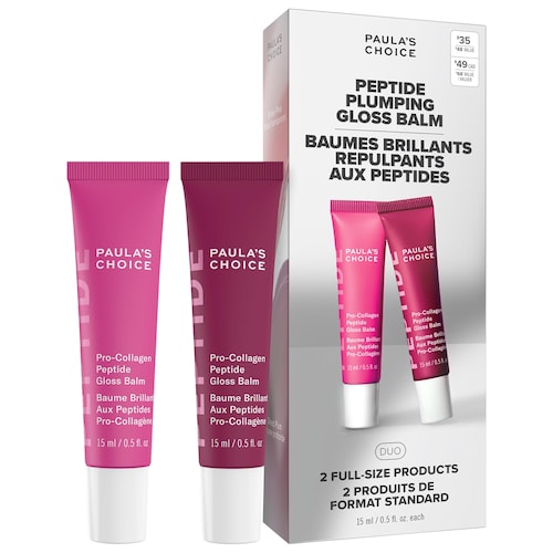 Paula's Choice Peptide Plumping Gloss Balm Duo Gift Set