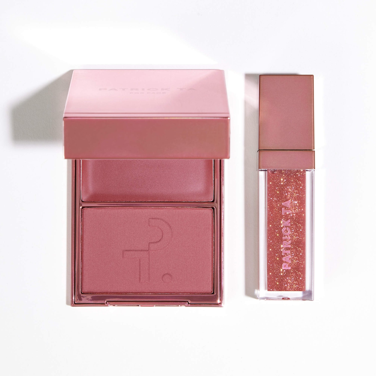 Patrick Ta ブラッシュ+リップグロスセット Patrick's Glow and Gloss Set: Major Headlines Blush Duo and Lip