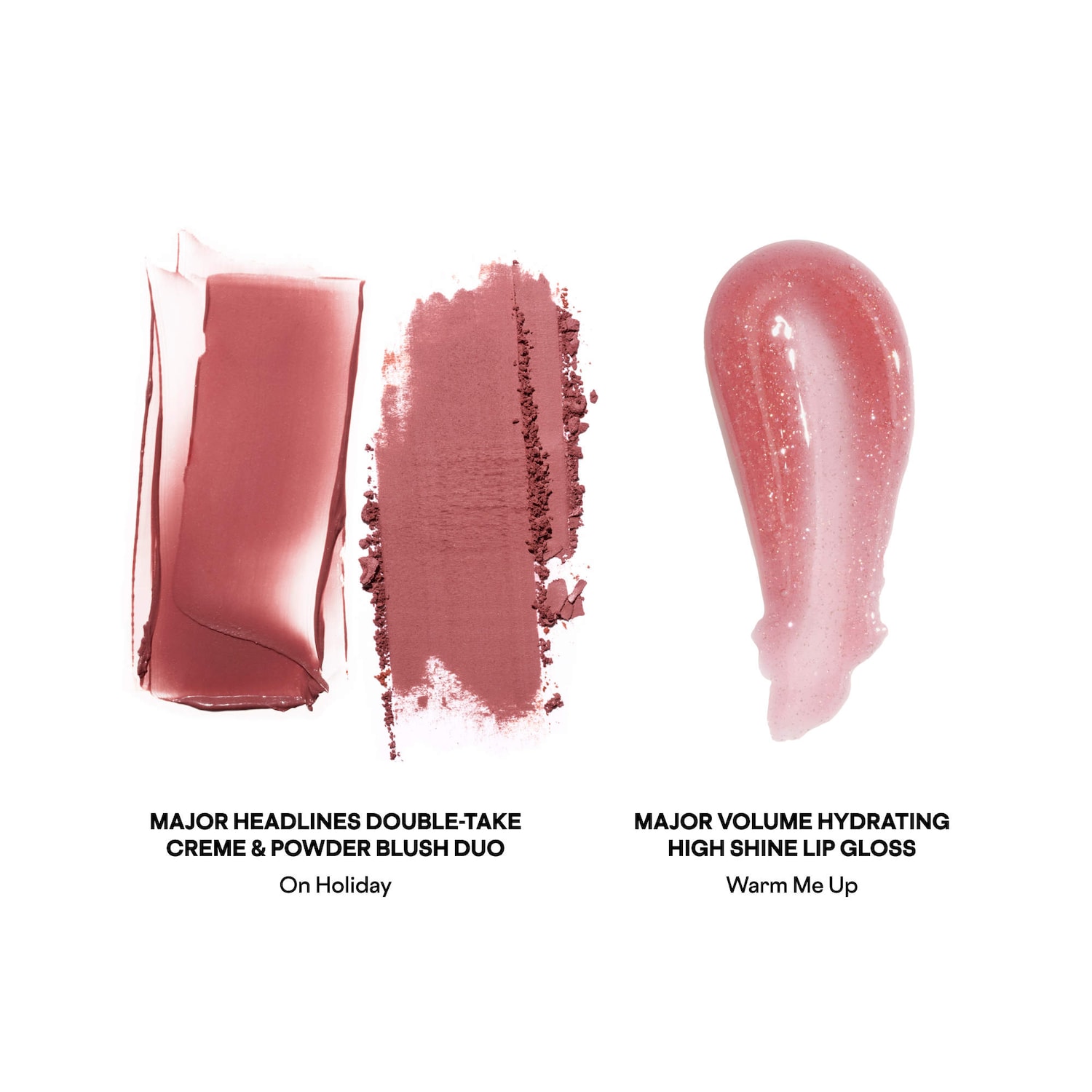 Patrick's Glow and Gloss Set: Major Headlines Blush Duo and Lip