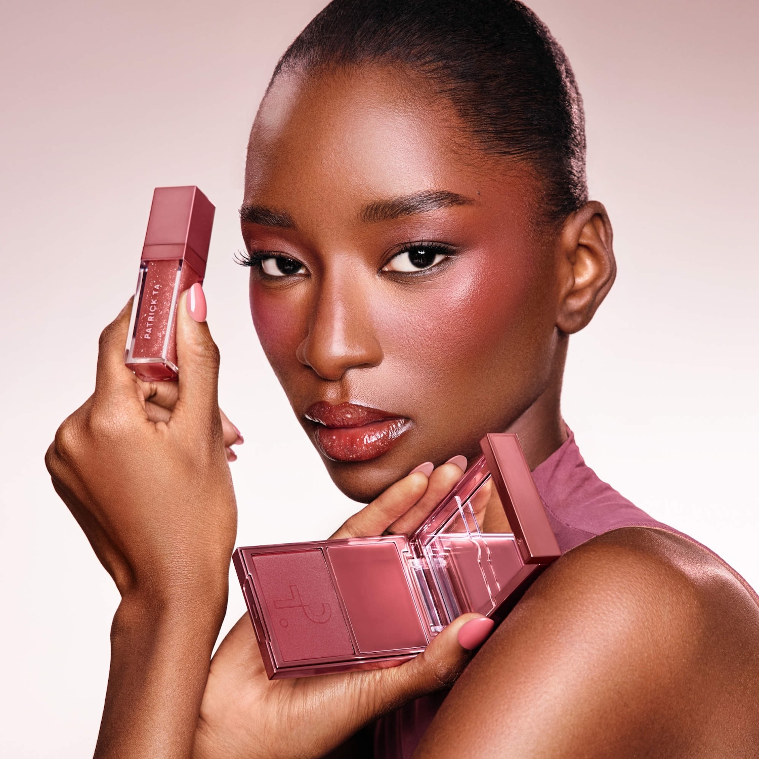 Patrick's Glow and Gloss Set: Major Headlines Blush Duo and Lip