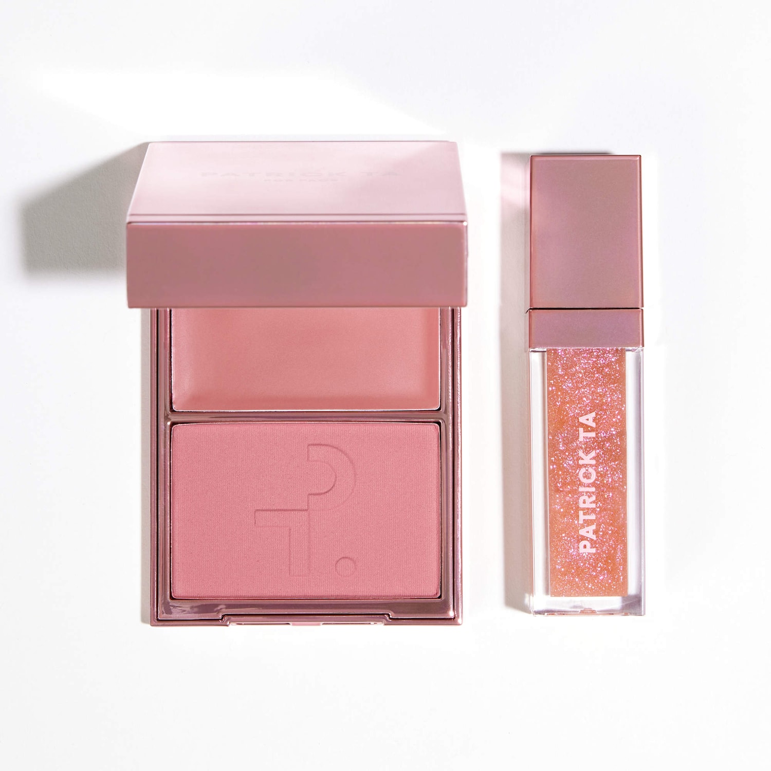 Patrick Ta ブラッシュ+リップグロスセット Patrick's Glow and Gloss Set: Major Headlines Blush Duo and Lip
