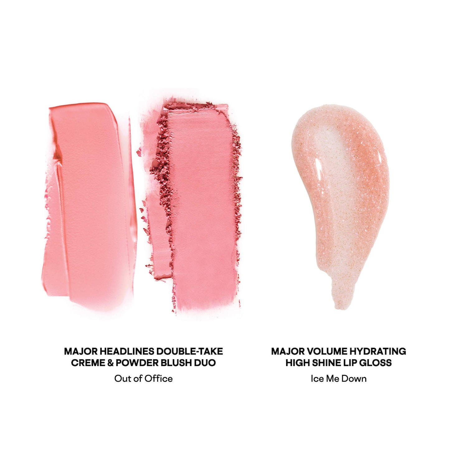 Patrick's Glow and Gloss Set: Major Headlines Blush Duo and Lip