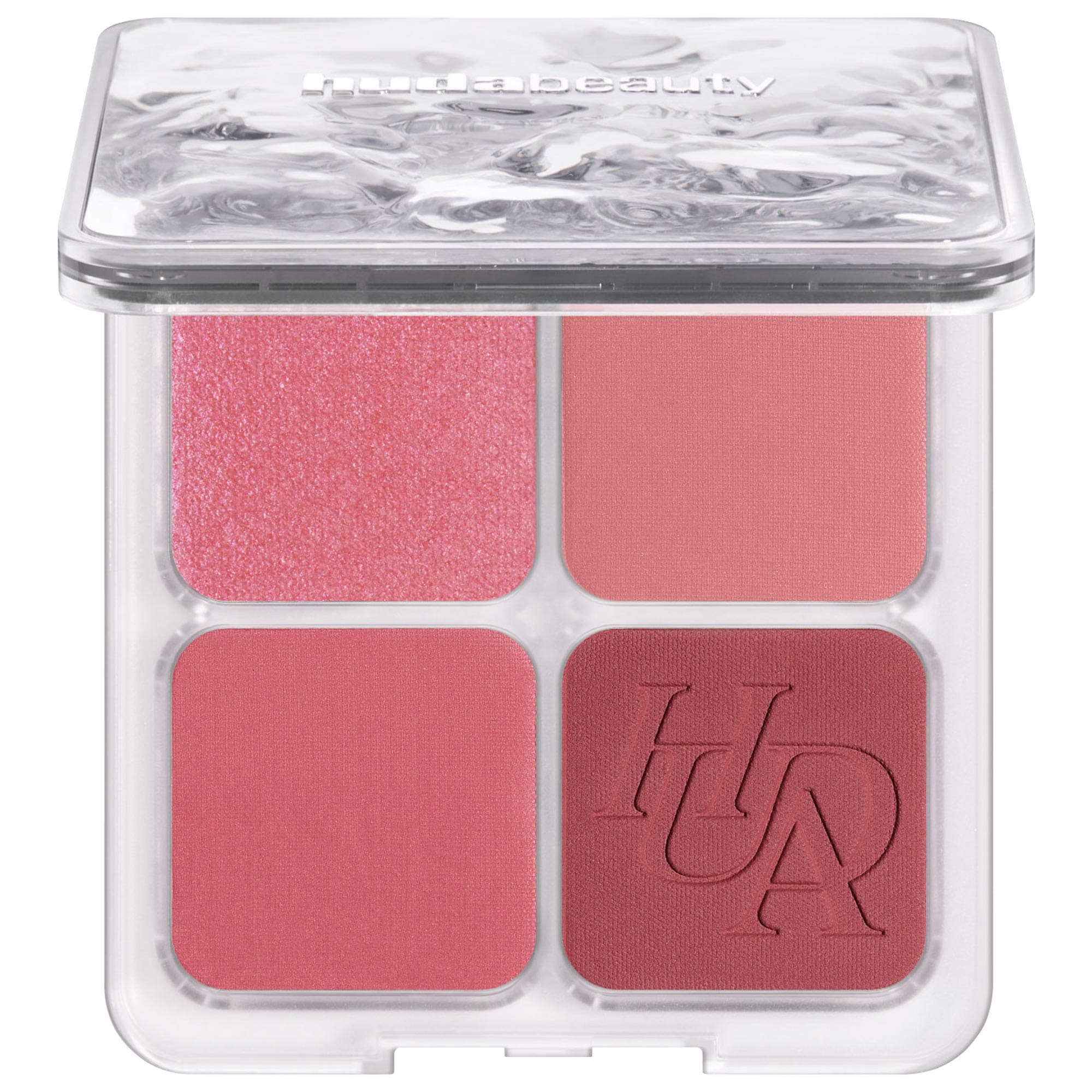 Huda Beauty Blush Filter Blurring Blushlighters Palette Rose Berry 0.26 Oz/7.5 G