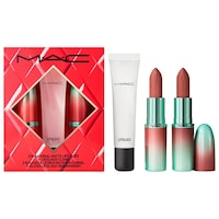 MAC Cosmetics - M·A·C X To The Future Lip Trio With Lipglass Clear And Matte Lipstick