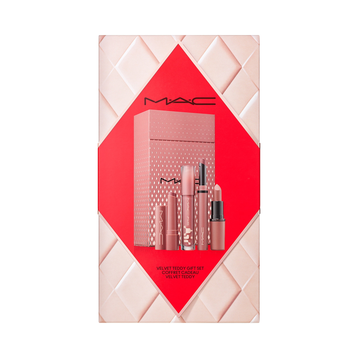 Totally Teddy Lip Kit With The Iconic Teddy Nude Lipsticks - MAC