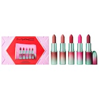 MAC Cosmetics - Less Is Bore Lip Kit With X5 Mac M·A·Cximal Silky Matte Lipsticks