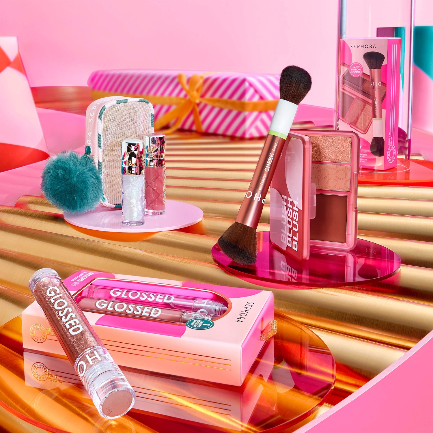 Outrageous Lip Plumper Lip Gloss Makeup Gift Set - SEPHORA