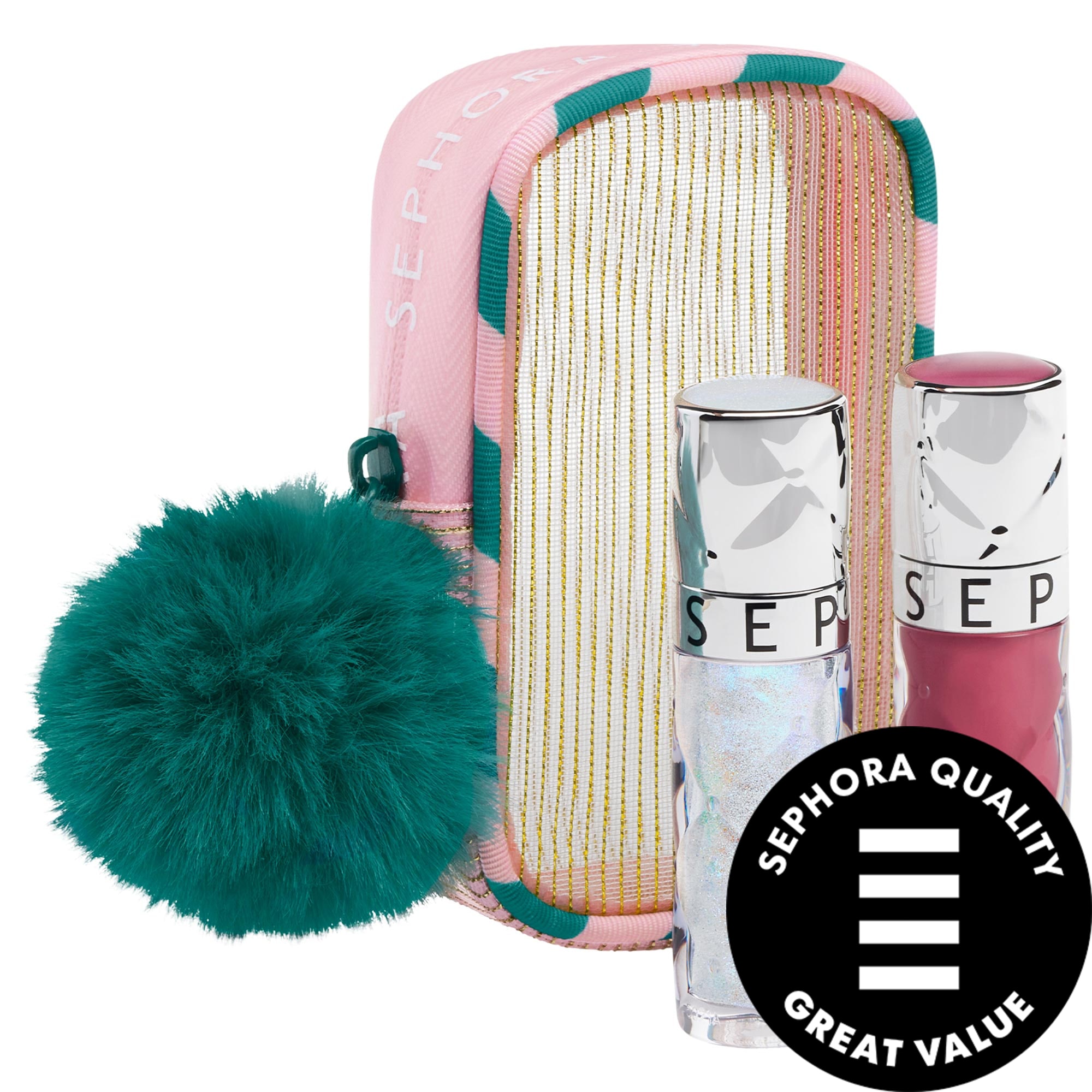 Outrageous Lip Plumper Lip Gloss Makeup Gift Set