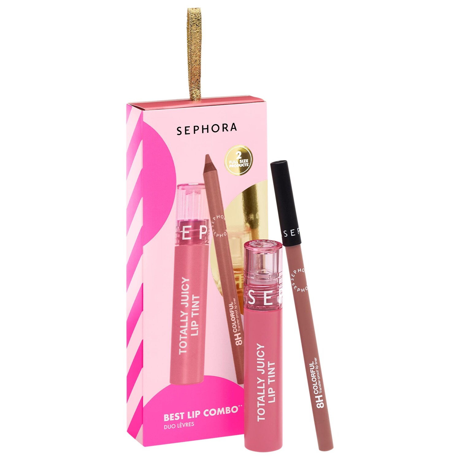 Подарочный дуэт Sephora Collection Best Lip Combo: тинт Totally Juicy и карандаш для губ — фото 1