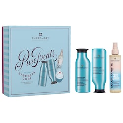 Strength Cure Shampoo, Conditioner & Color Fanatic Gift Set for Damaged Hair