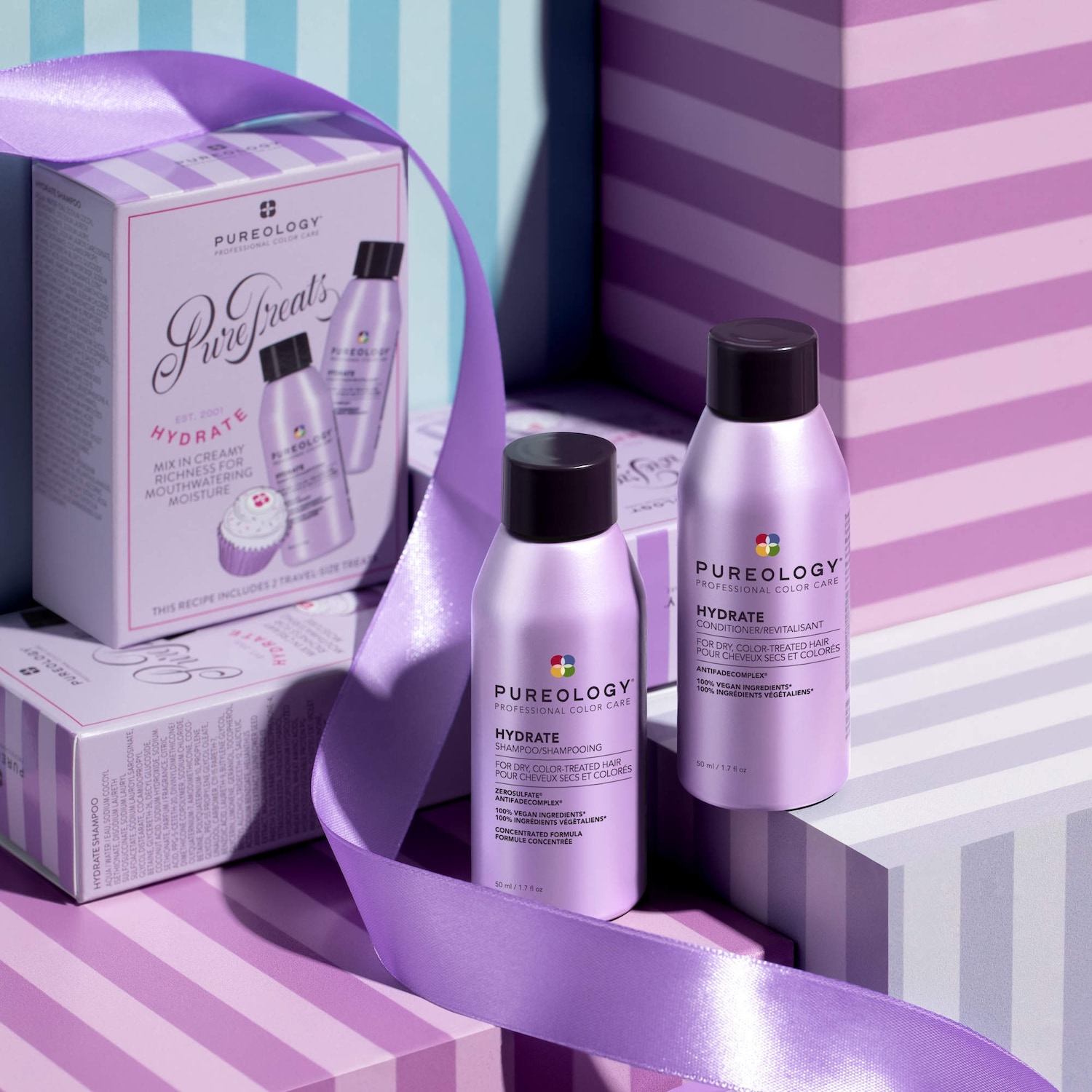 Mini Hydrate Shampoo & Conditioner Gift Set for Dry Hair