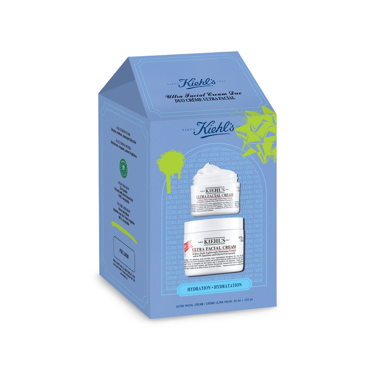 Crème hydratante avec squalane Ultra Facial rechargeable