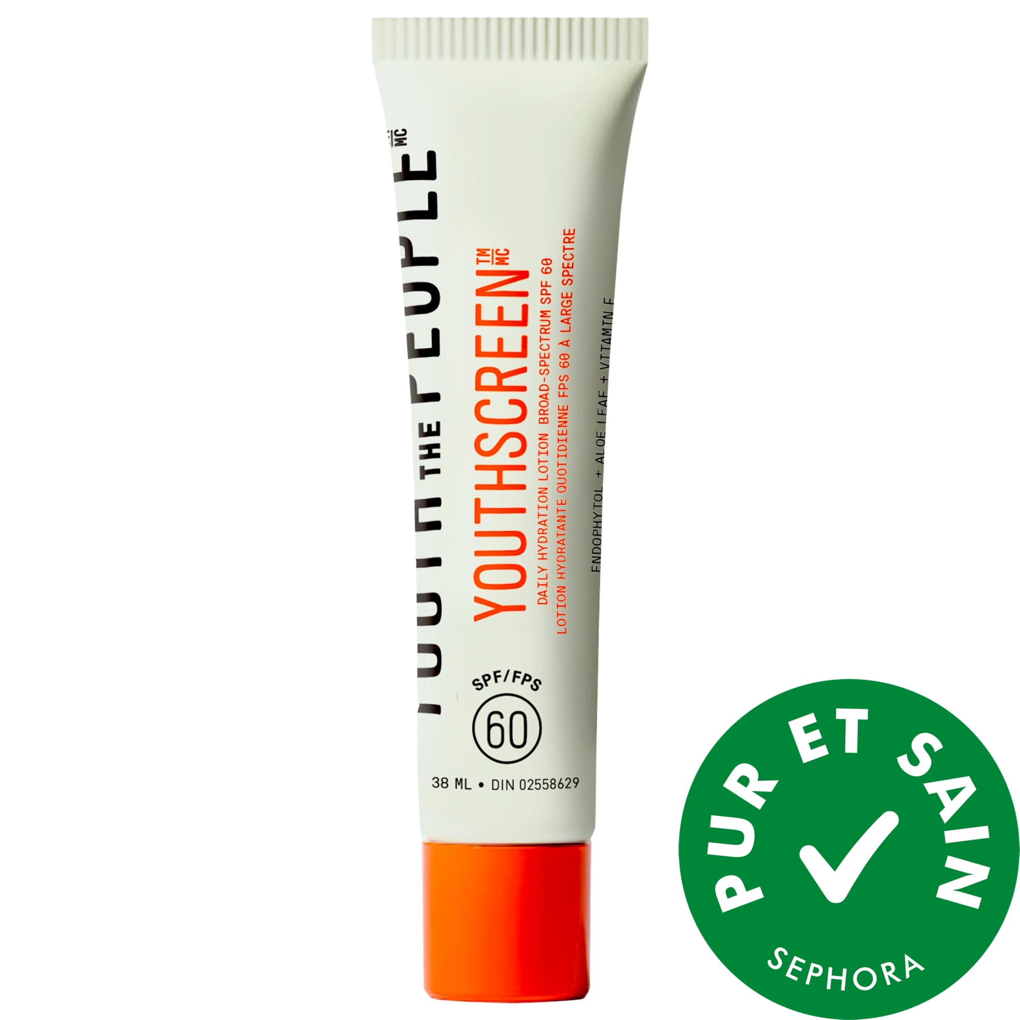 Youth To The People Écran solaire quotidien invisible et hydratant à large spectre FPS 60 Youthscreen™ 1.3 oz/38 mL