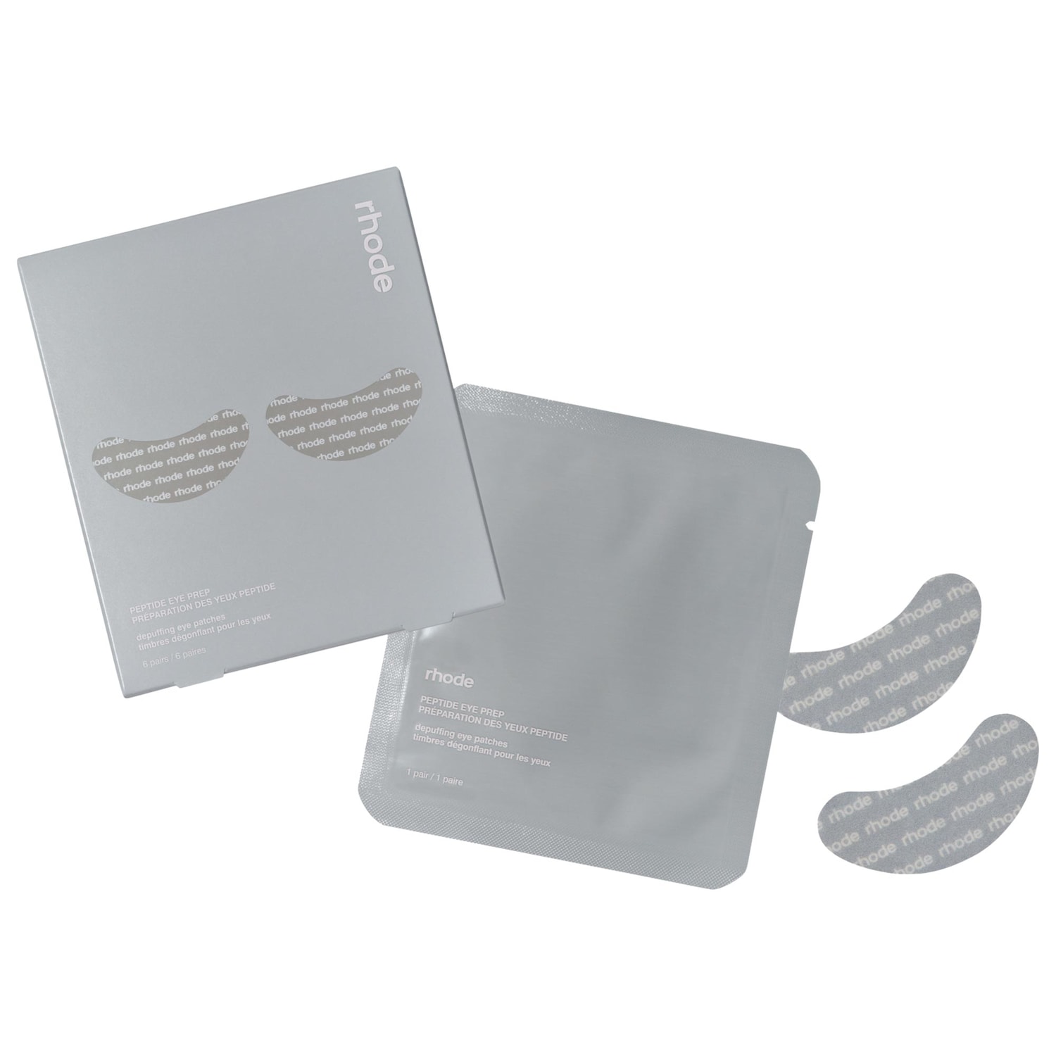 Пептидные патчи против отёков под глазами rhode Peptide Eye Prep — фото 1
