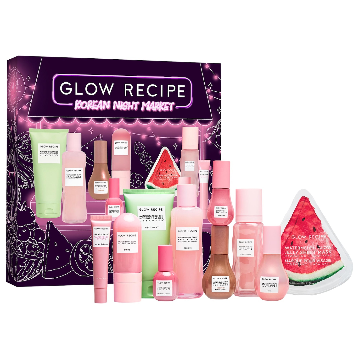 Праздничный набор для подготовки кожи Glow Recipe Holiday Skin Prep Vault — фото 1