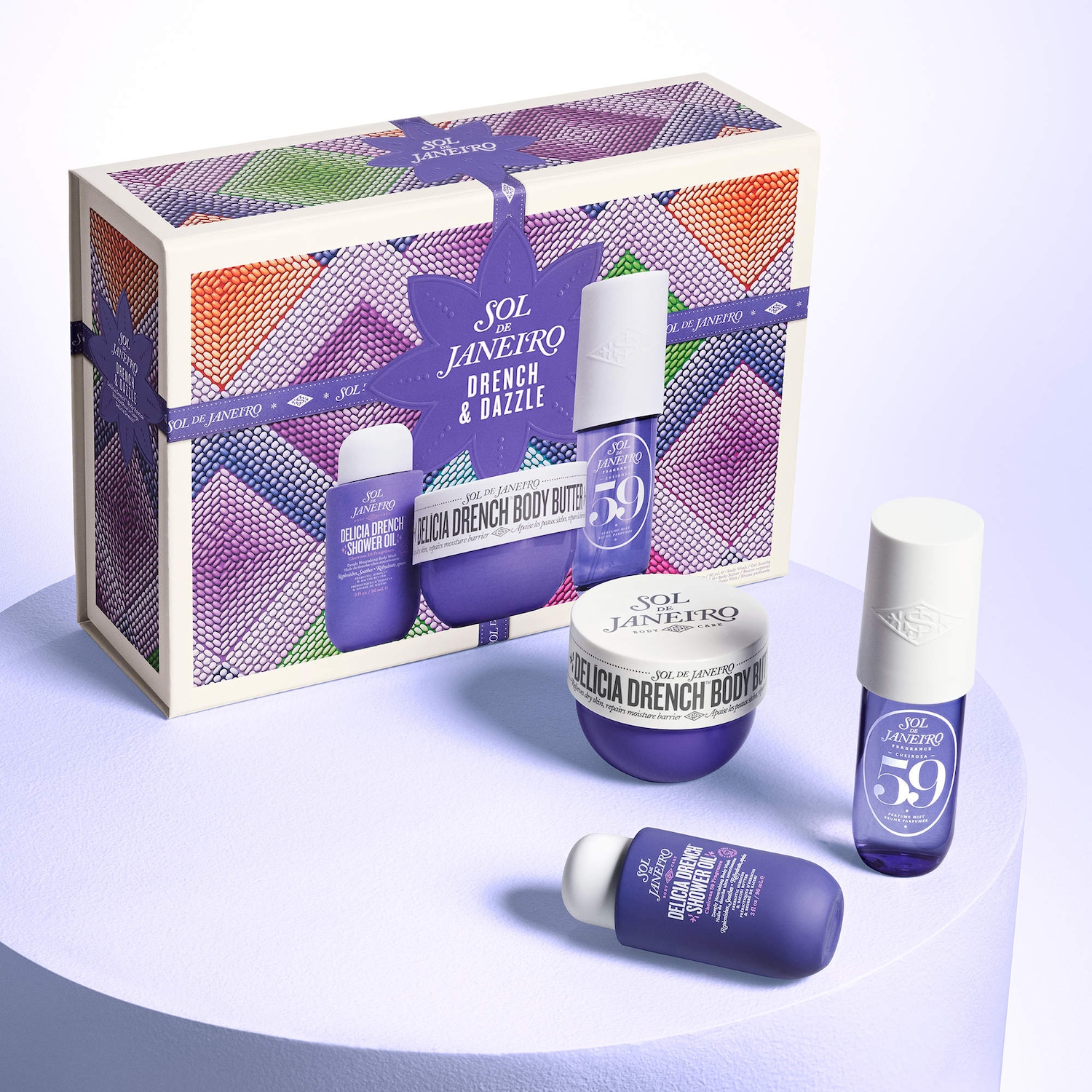 Drench & Dazzle Delícia Drench™ Body Routine Gift Set - Sol de