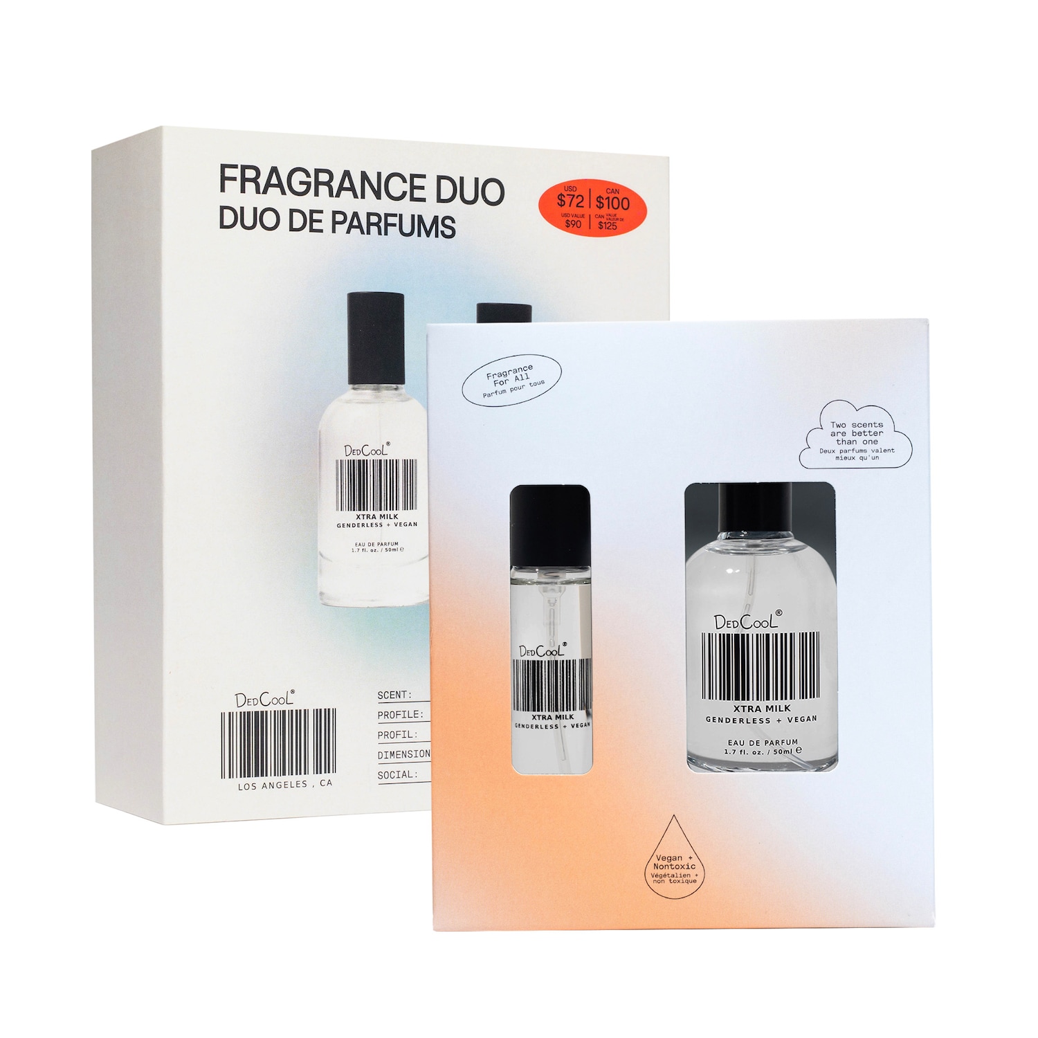 Xtra Milk Duo Fragrance Gift Set - DedCool | Sephora