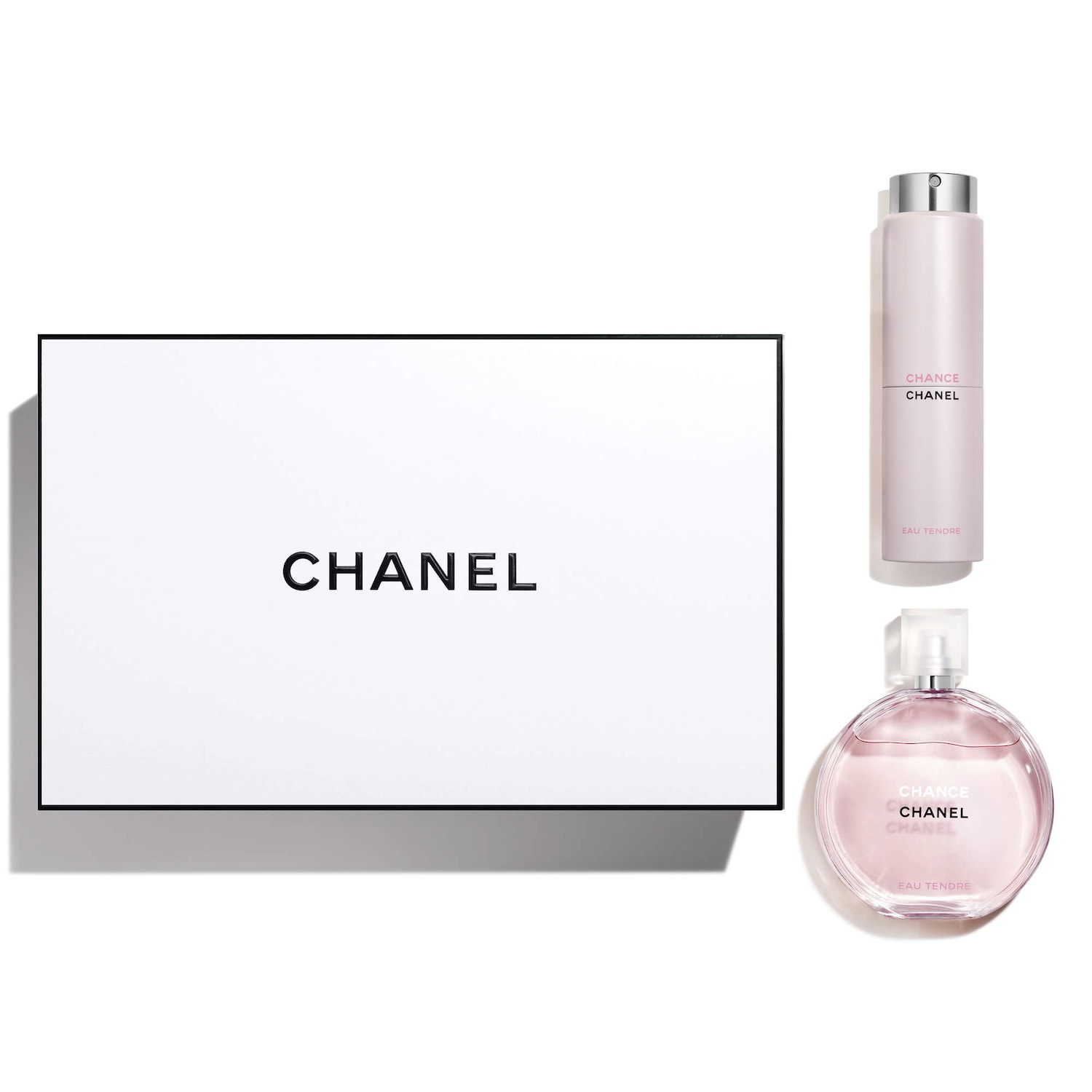 CHANCE EAU TENDRE Eau de Toilette Twist and Spray Set - CHANEL
