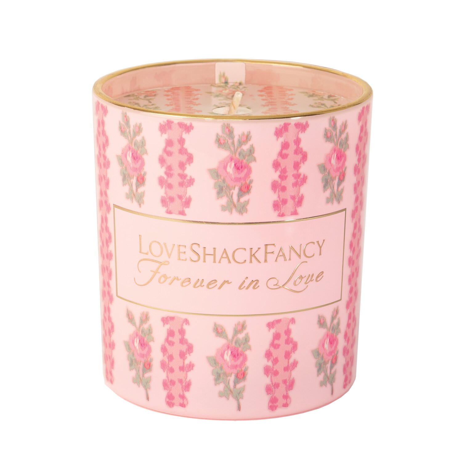 Forever in Love Candle with Green Pear & Gardenia - LoveShackFancy