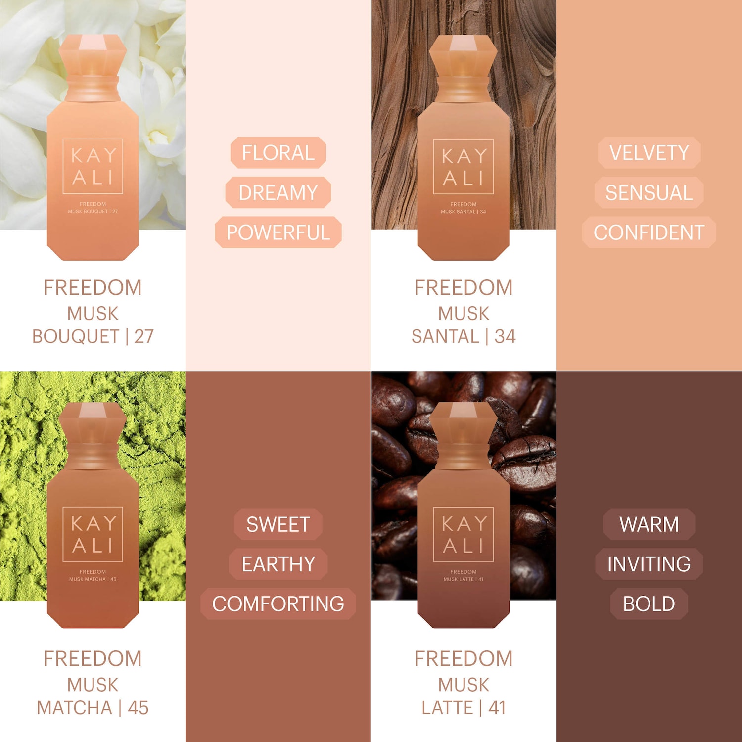 Mini FREEDOM MUSK BOUQUET | 27 Eau de Parfum Travel Spray - KAYALI