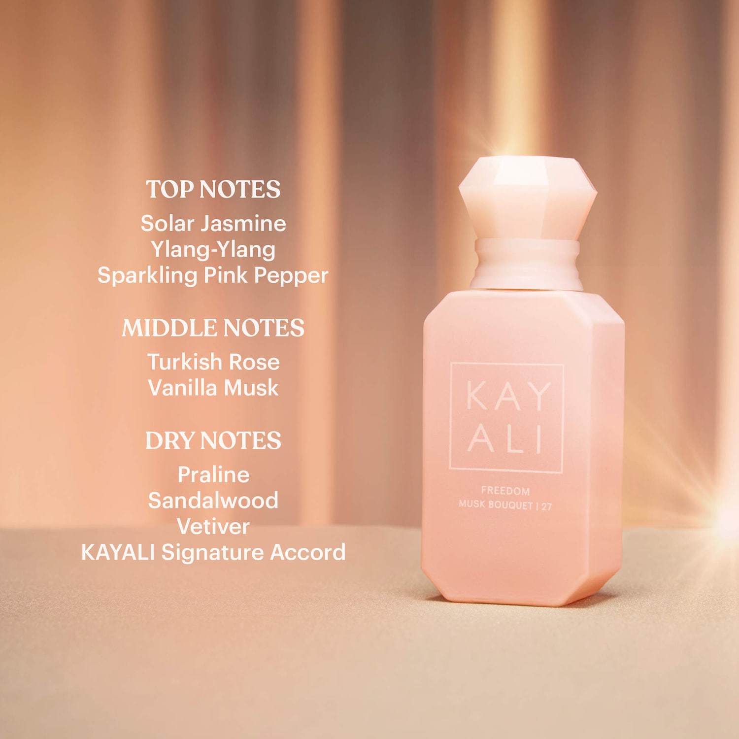 Mini FREEDOM MUSK BOUQUET | 27 Eau de Parfum Travel Spray - KAYALI