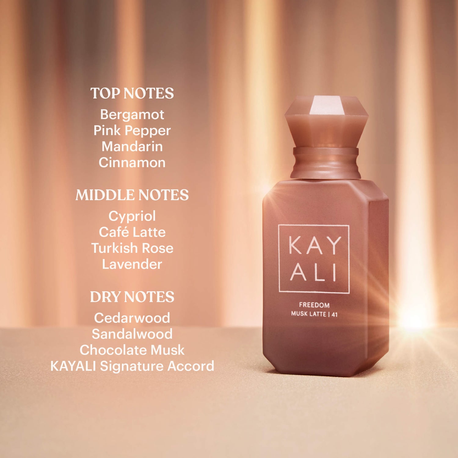Mini FREEDOM MUSK LATTE | 41 Eau de Parfum Travel Spray - KAYALI