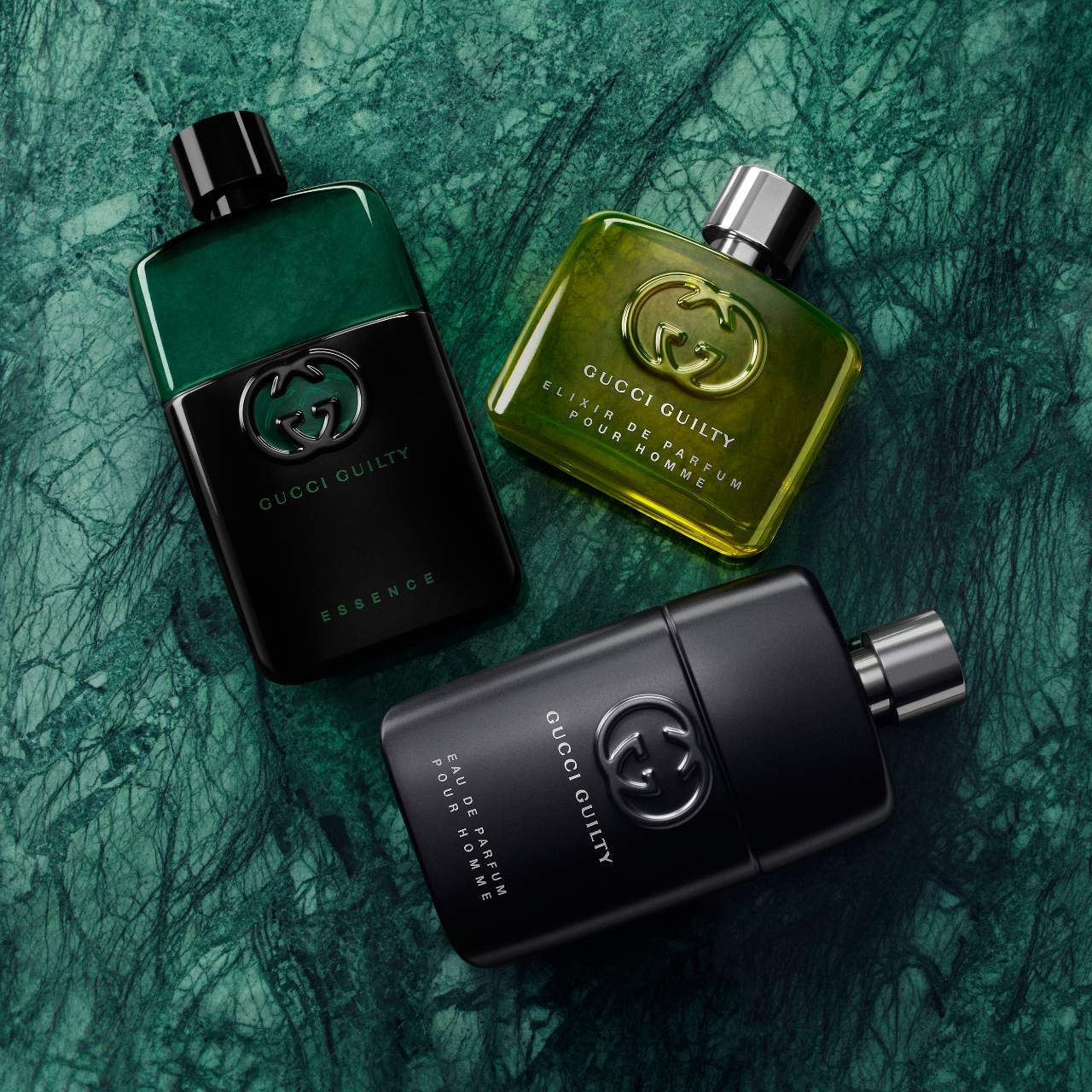 Guilty Eau de Parfum Pour Homme Travel Spray with Rose and