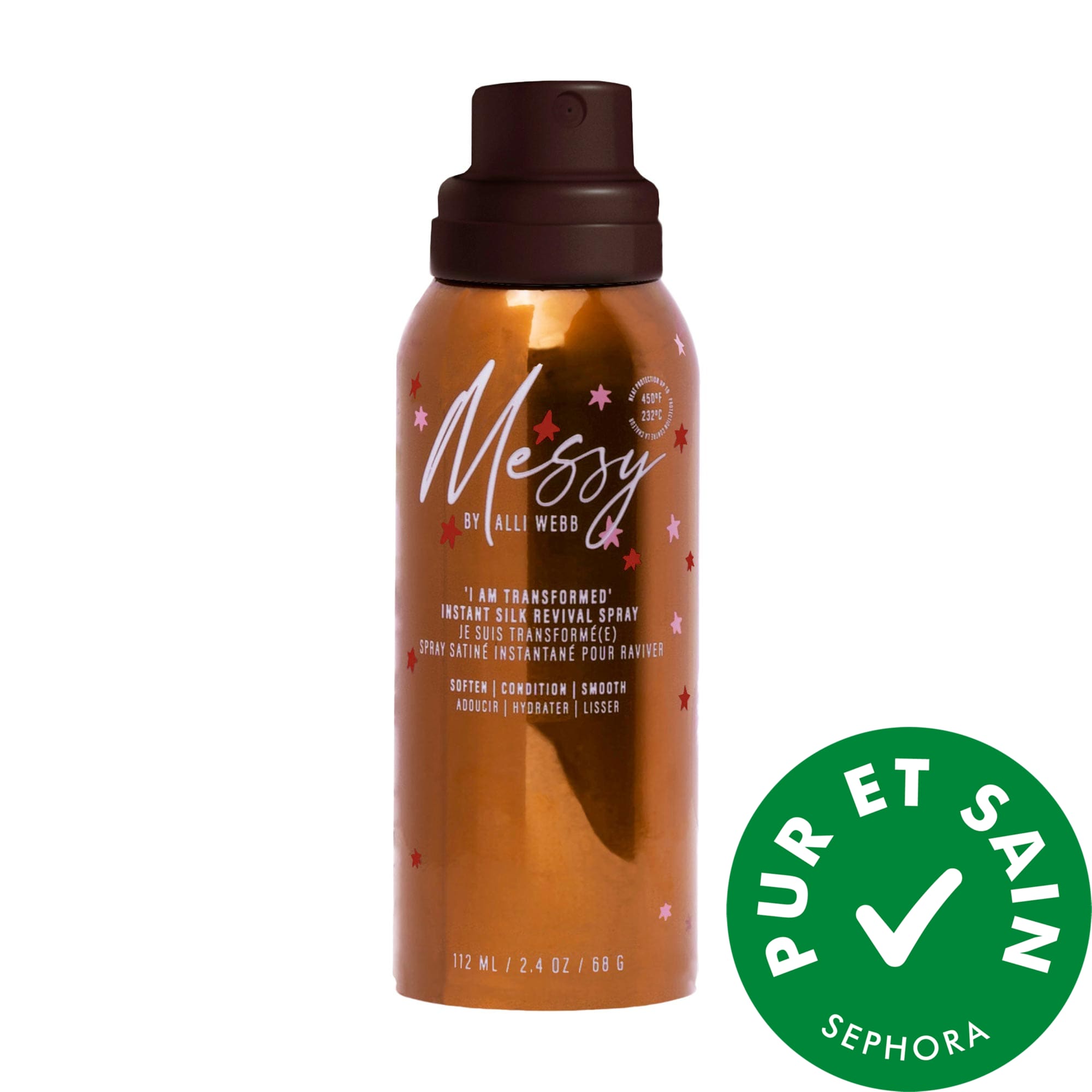Messy by Alli Webb Minivaporisateur satiné instantané^pour raviver Je suis transformé(e) 2.4 fl oz/112 ml