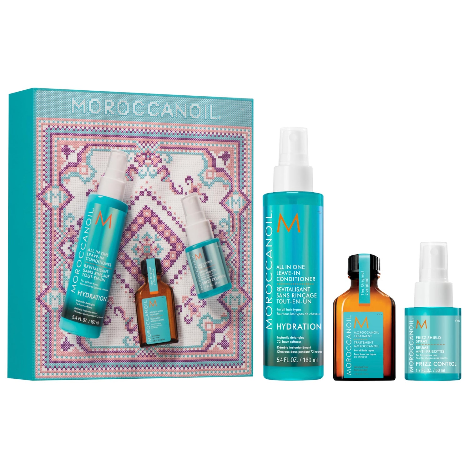 Праздничный подарочный набор для укладки волос Moroccanoil Styling Bestsellers — фото 1