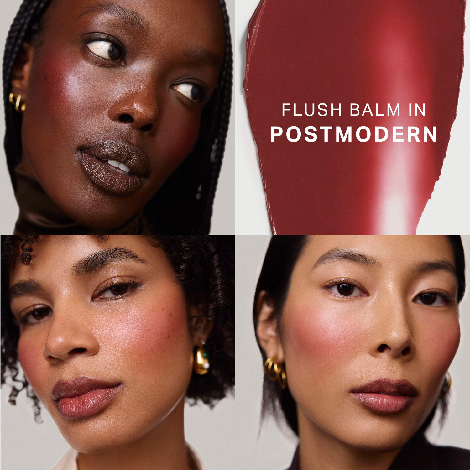The Mini Flush Blush Balm Trio - MERIT | Sephora