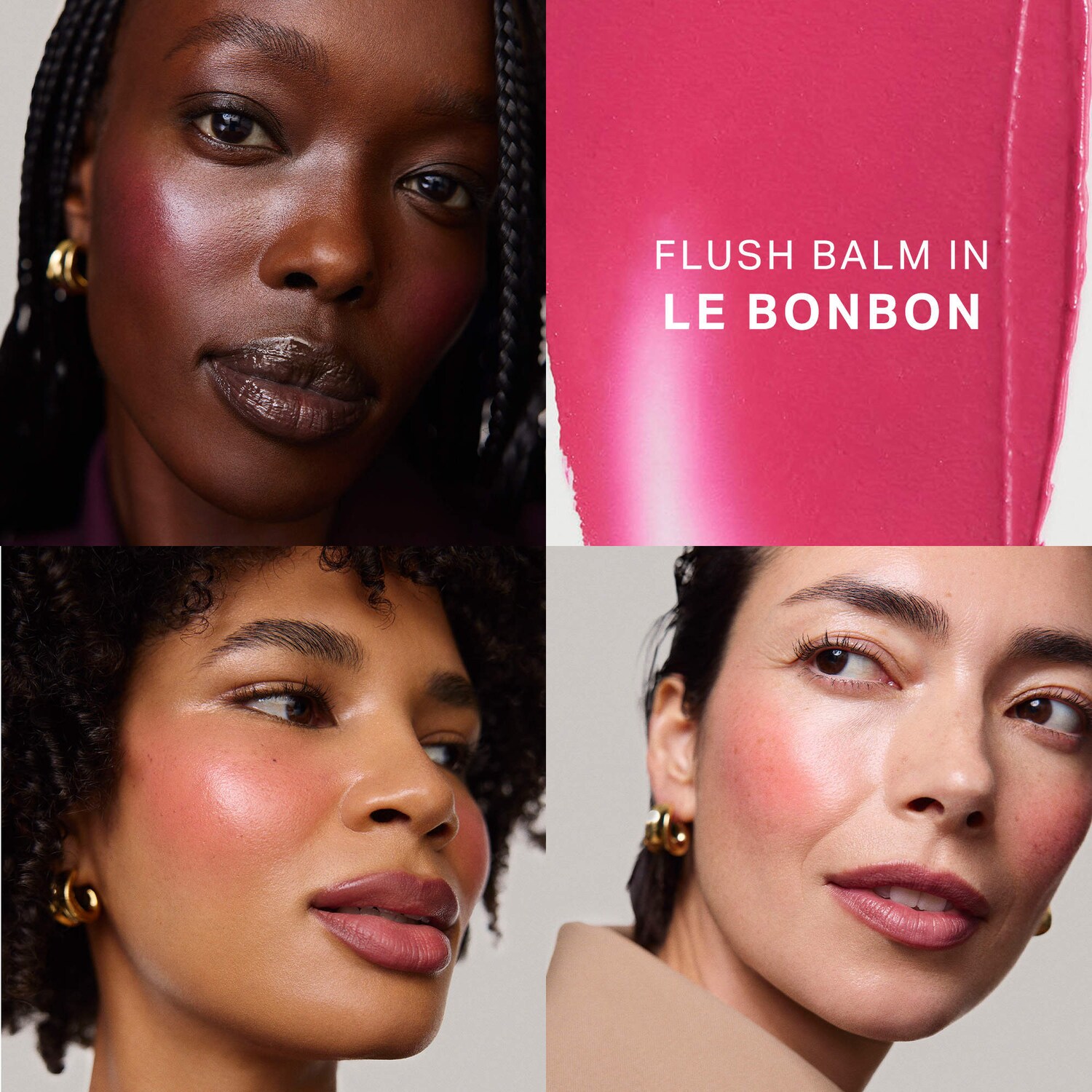 The Mini Flush Blush Balm Trio - MERIT | Sephora