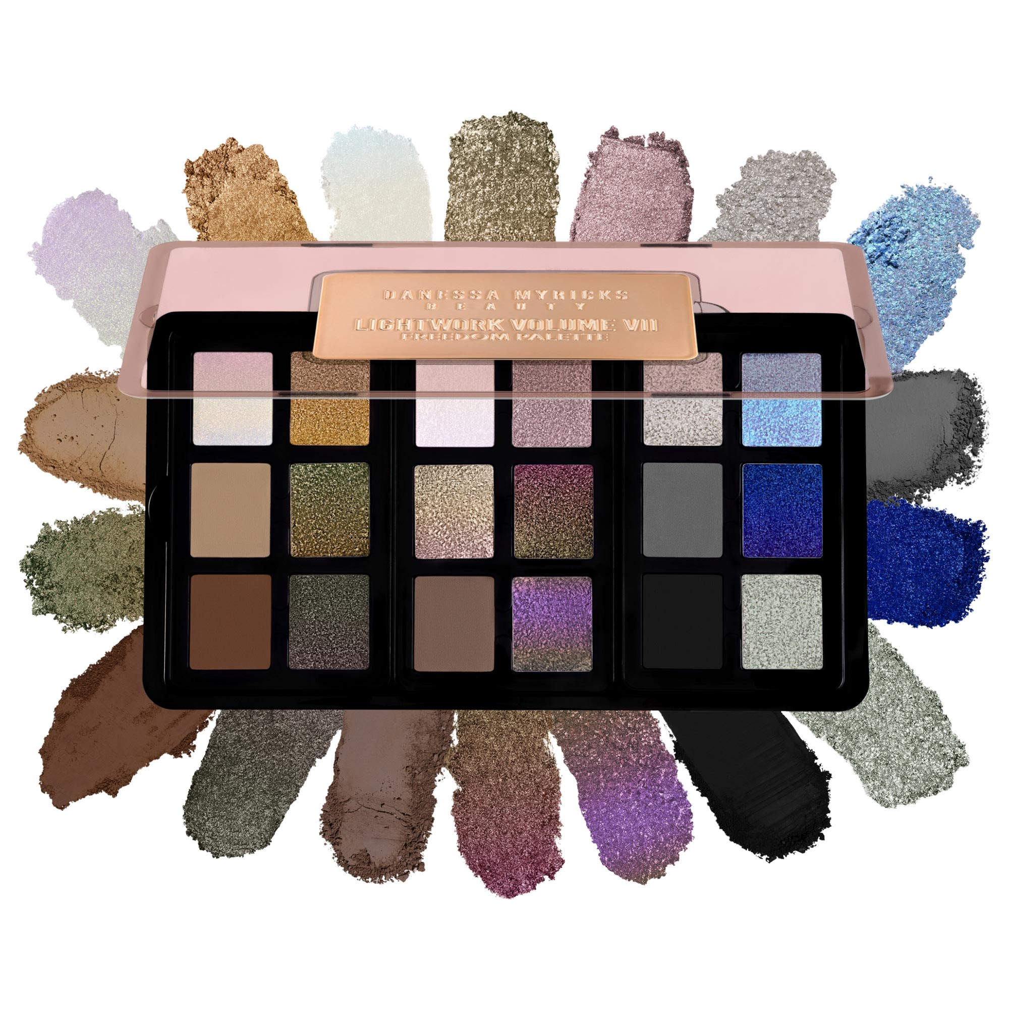 Thumbnail of Danessa Myricks Beauty LIGHTWORK VII The Freedom Makeup Palette: Magnetic, Customizable, Stackable Palette with Illuminating Pigments for Eyes, Face & Lips