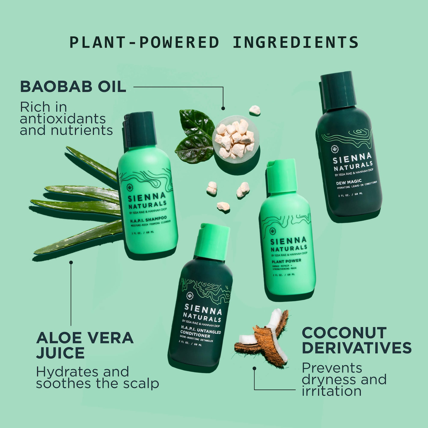 Mini Hydrating and Damage Repair Hair Ritual Set - Sienna Naturals