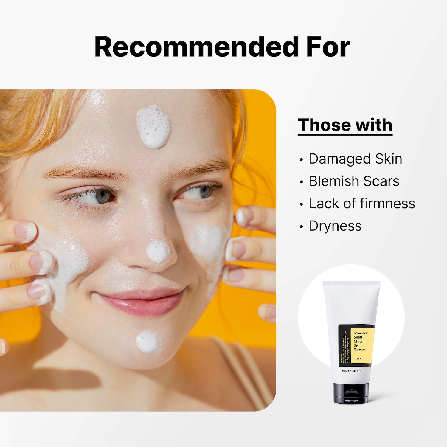 Cosrx Snail Mucin Gel Cleanser - Thumbnail 5