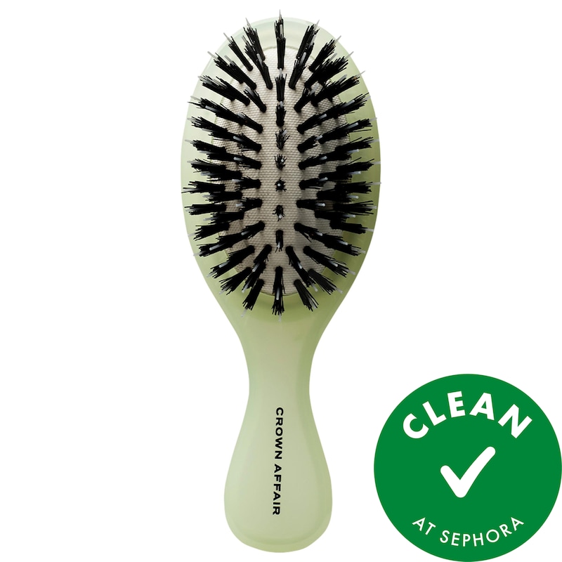 The Mini Dual-Bristle Boar Hair Brush No. 001 for All Hair Textures