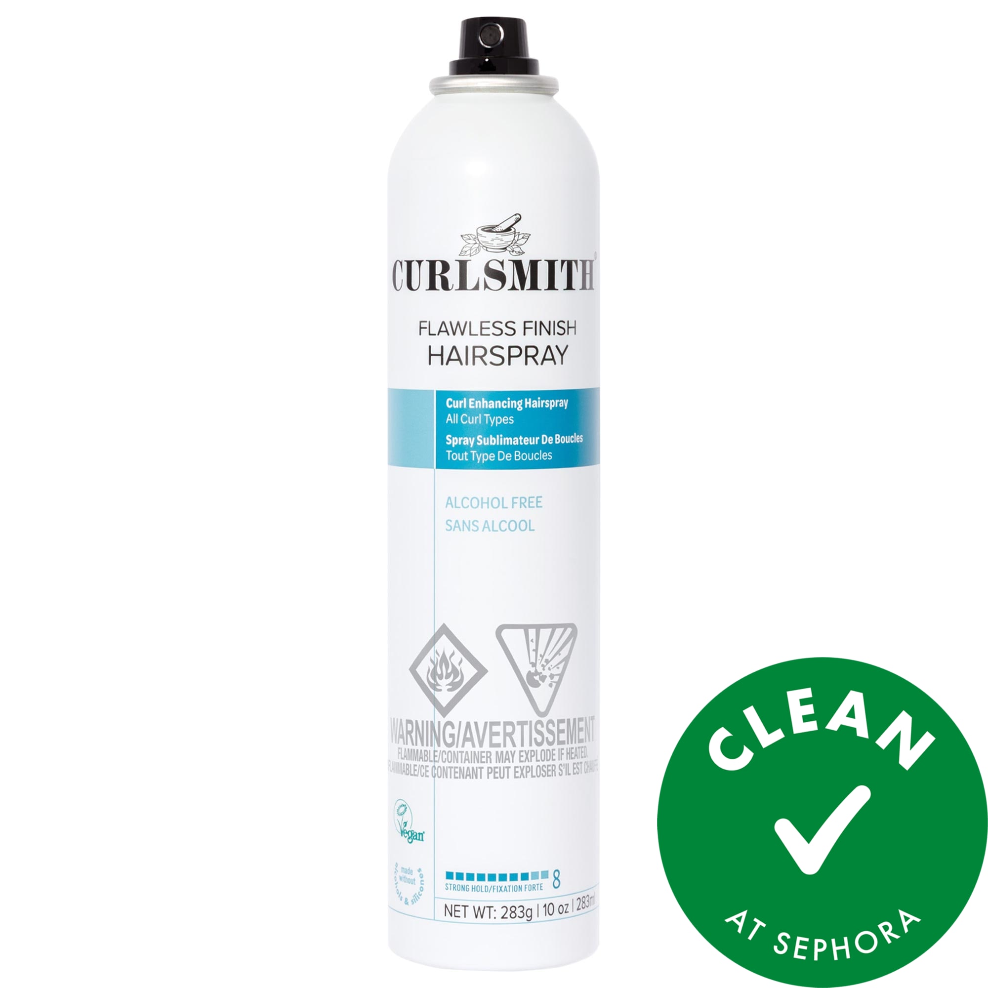Curlsmith Flawless Finish Hairspray Strong Hold 10 oz/283 mL