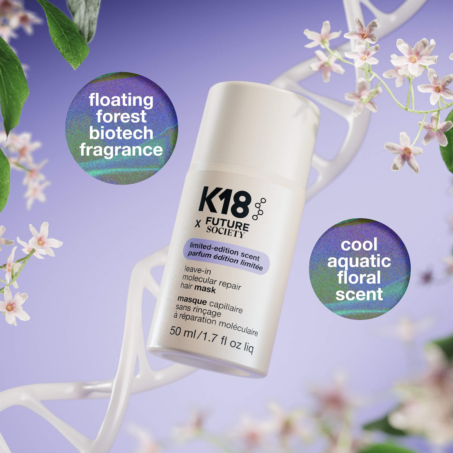 Leave-in Molecular Repair Hair Mask - K18 Biomimetic Hairscience